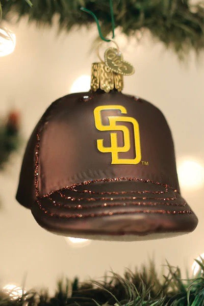 SAN DIEGO PADRES HAT ORNAMENT