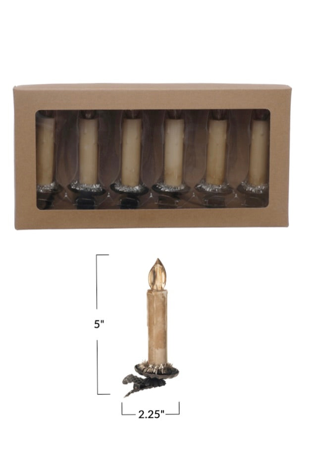 LED CANDLE CLIP-ON  ORNAMENT