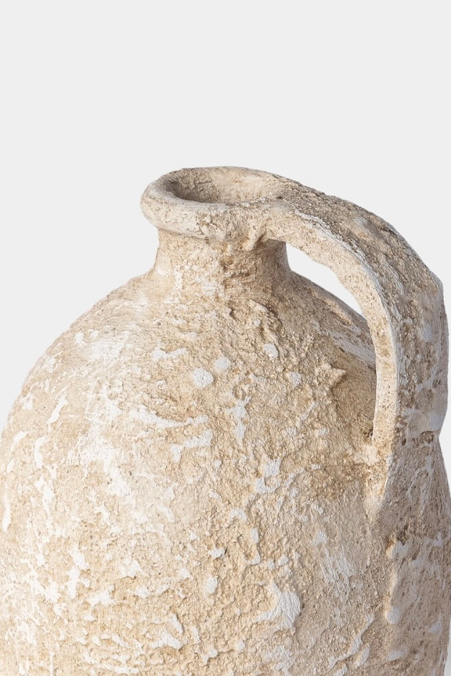 JITANA - JUG VASE - AGED TAUPE (IN STORE PICK UP ONLY)