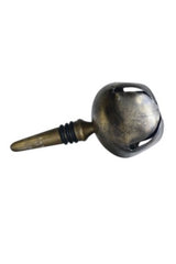 METAL BOTTLE STOPPER W/ JINGLE BELL