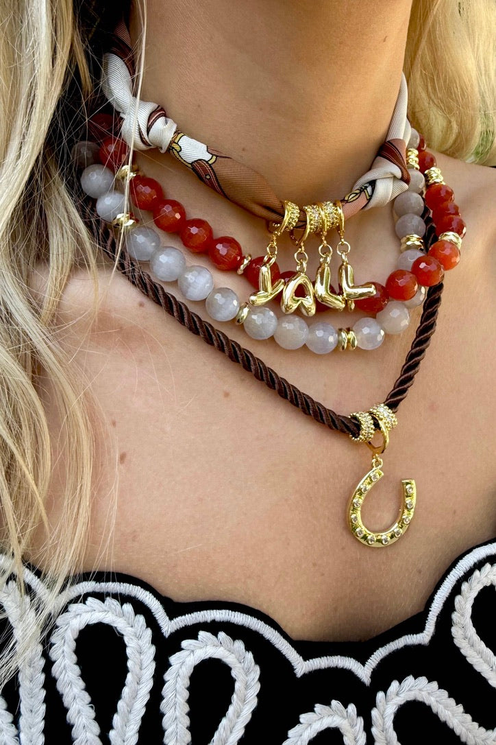 "HEY Y'ALL" SCARF NECKLACE