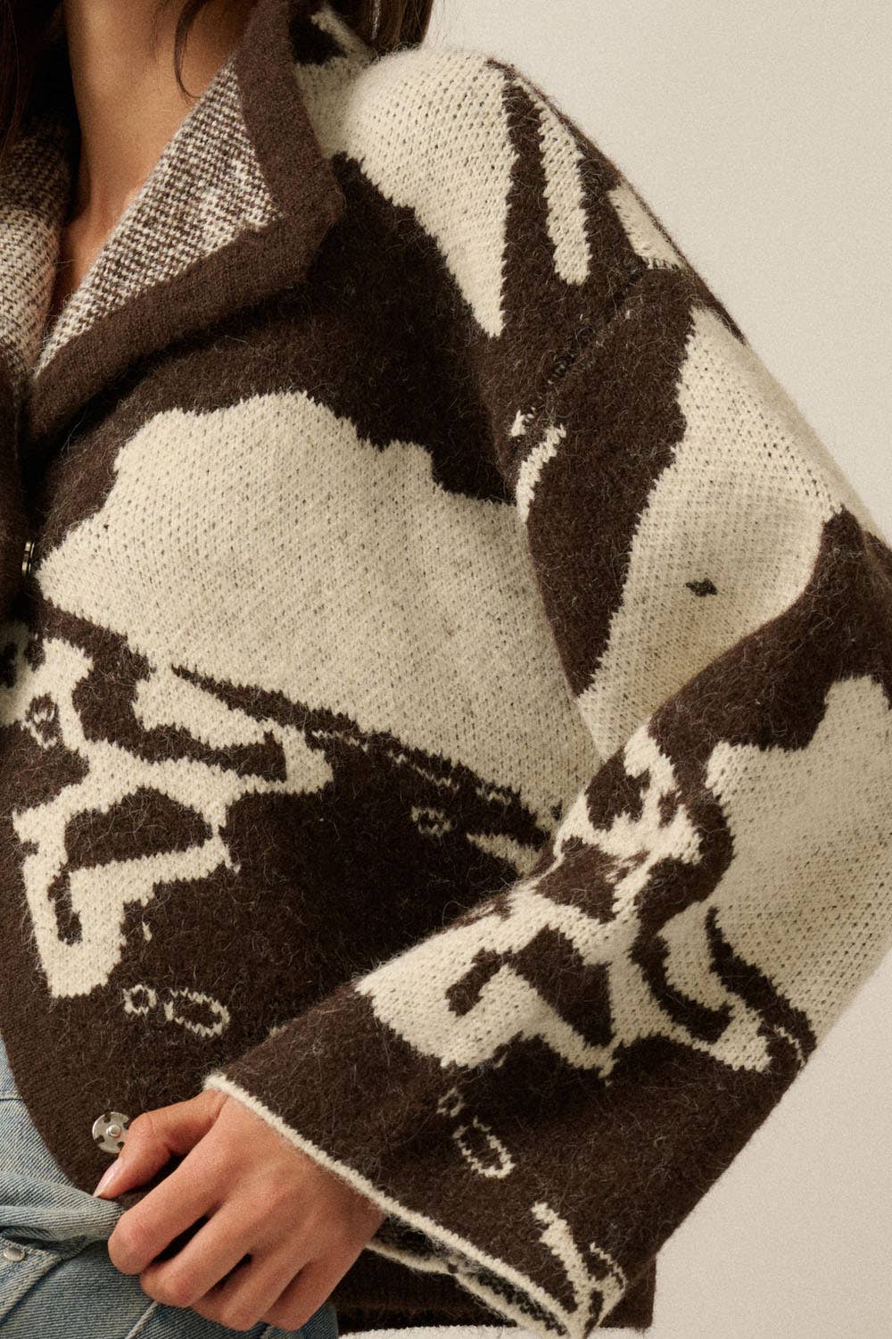 BRIDLE CREST CARDIGAN