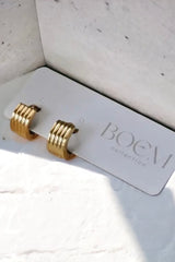 BOEM COLLECTION - MILA HUGGIE HOOPS