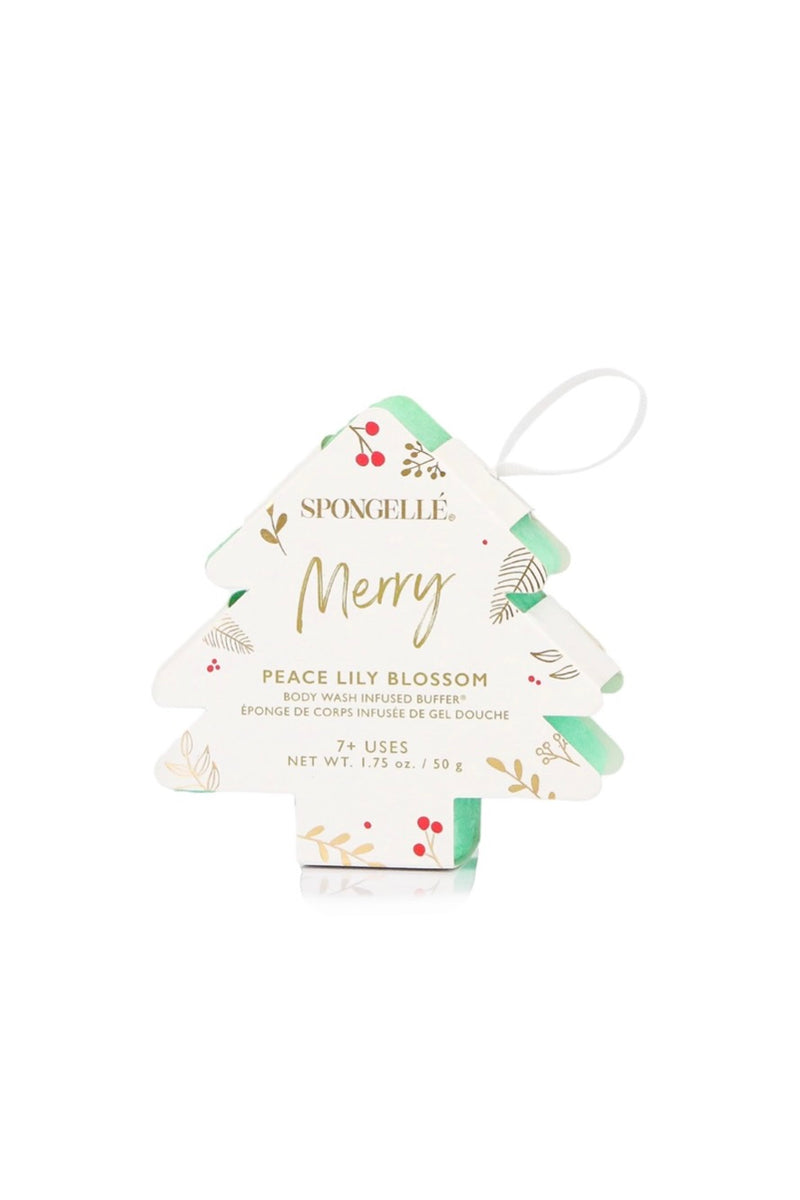 PEACE LILY BLOSSOM (MERRY) HOLIDAY TREE ORNAMENT BUFFER