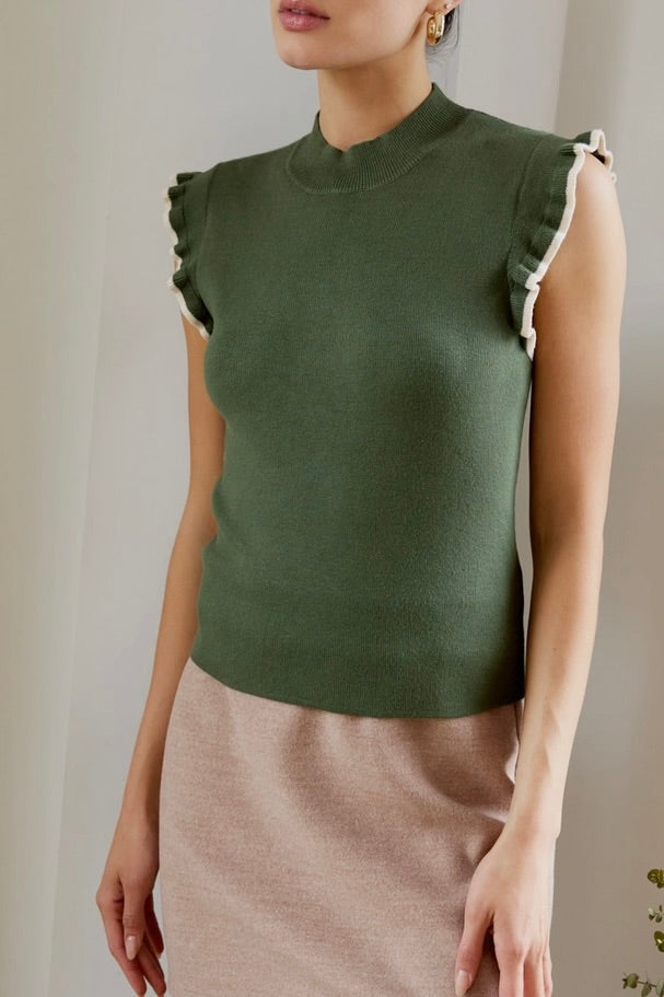YATES RUFFLE TOP