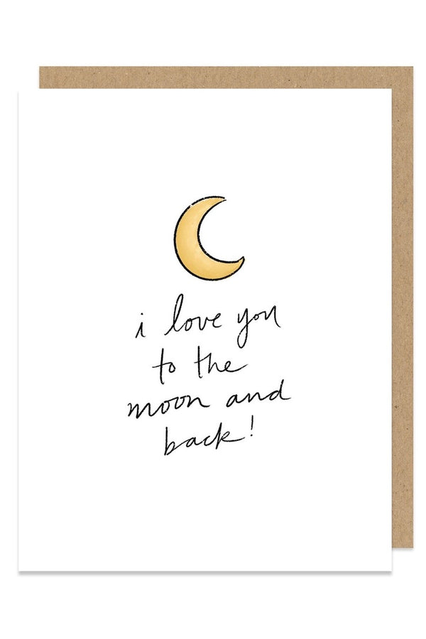 MOON AND BACK CARD