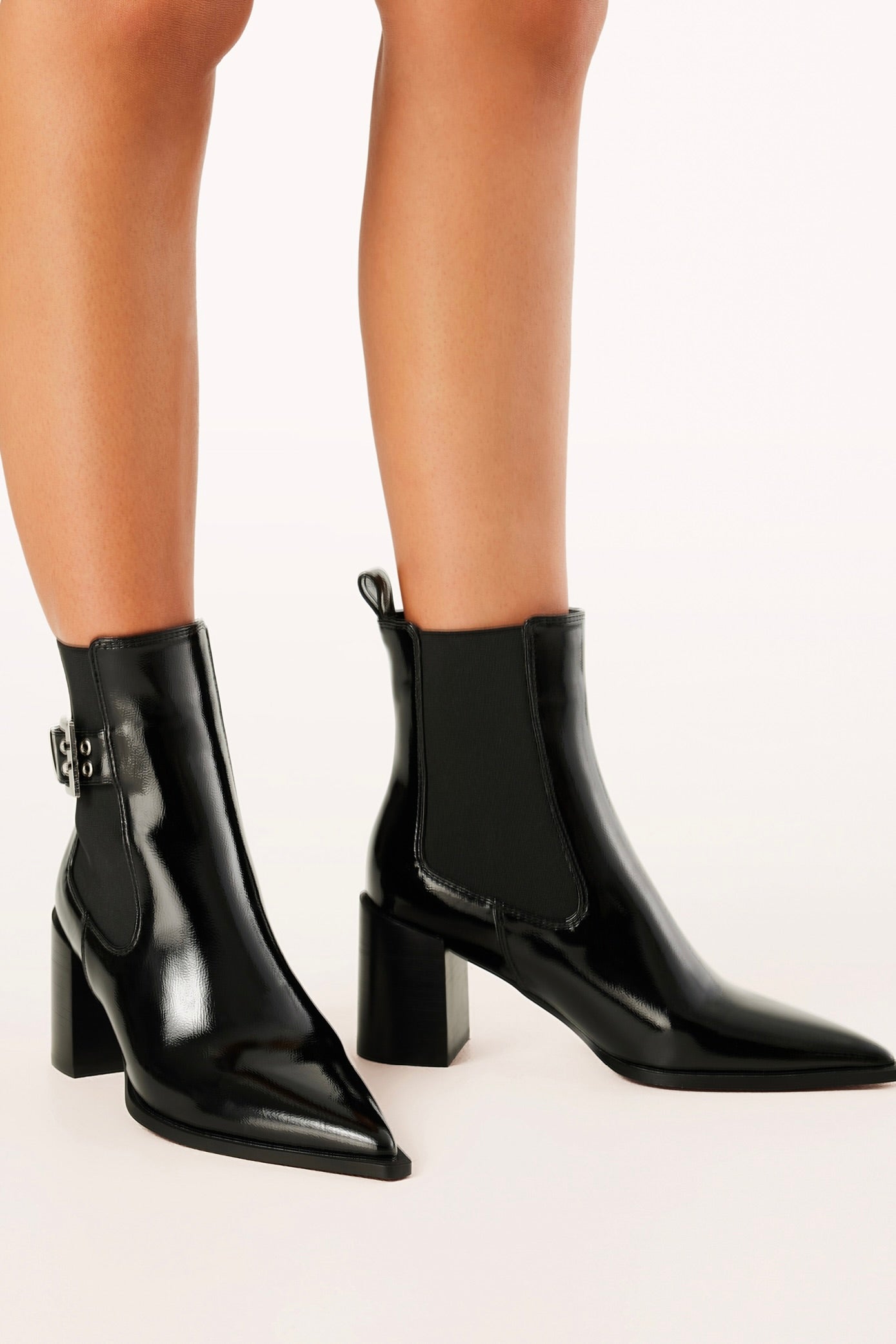 BILLINI - SEVARA - BLACK CRINKLE PATENT