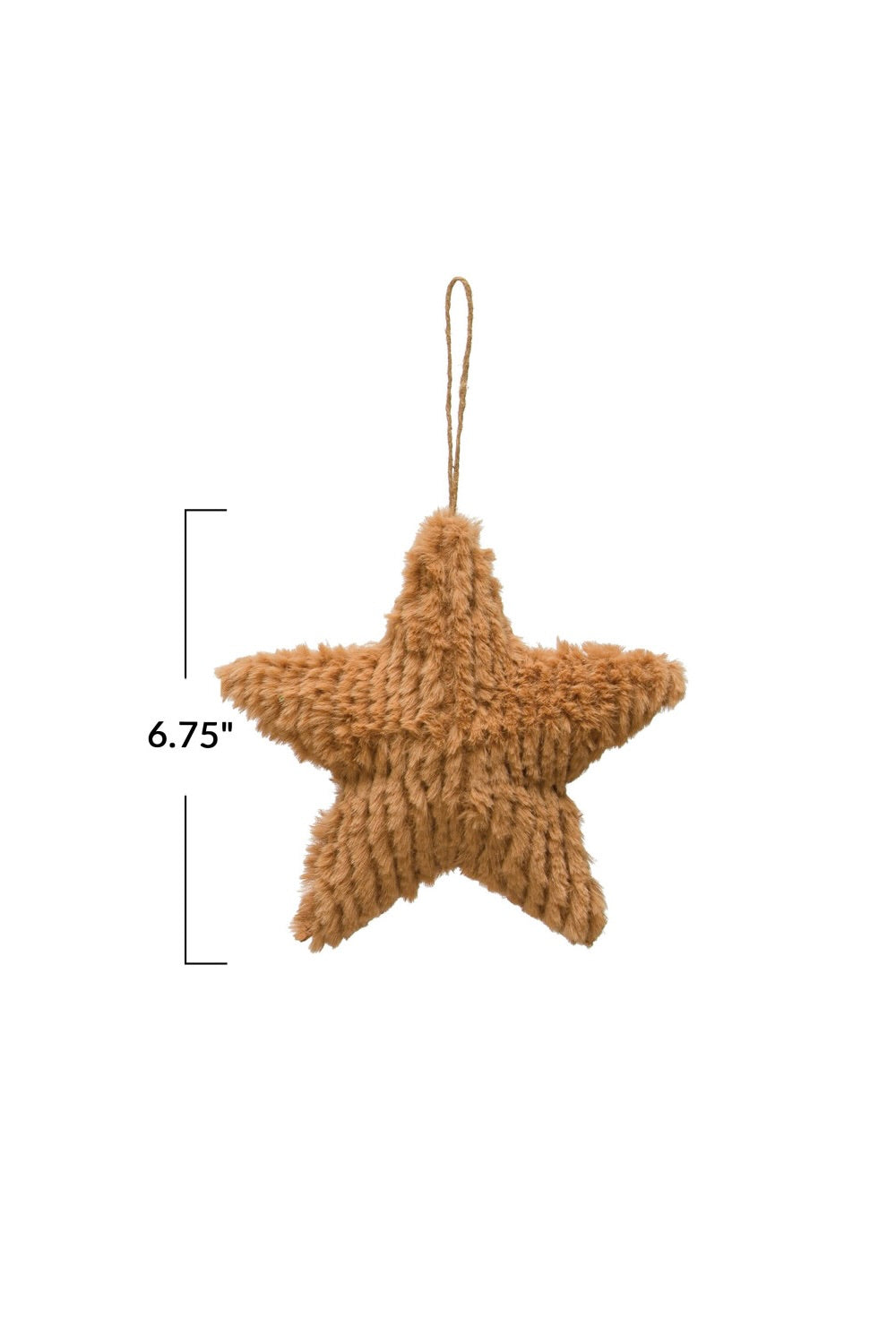 FUZZY STAR ORNAMENT