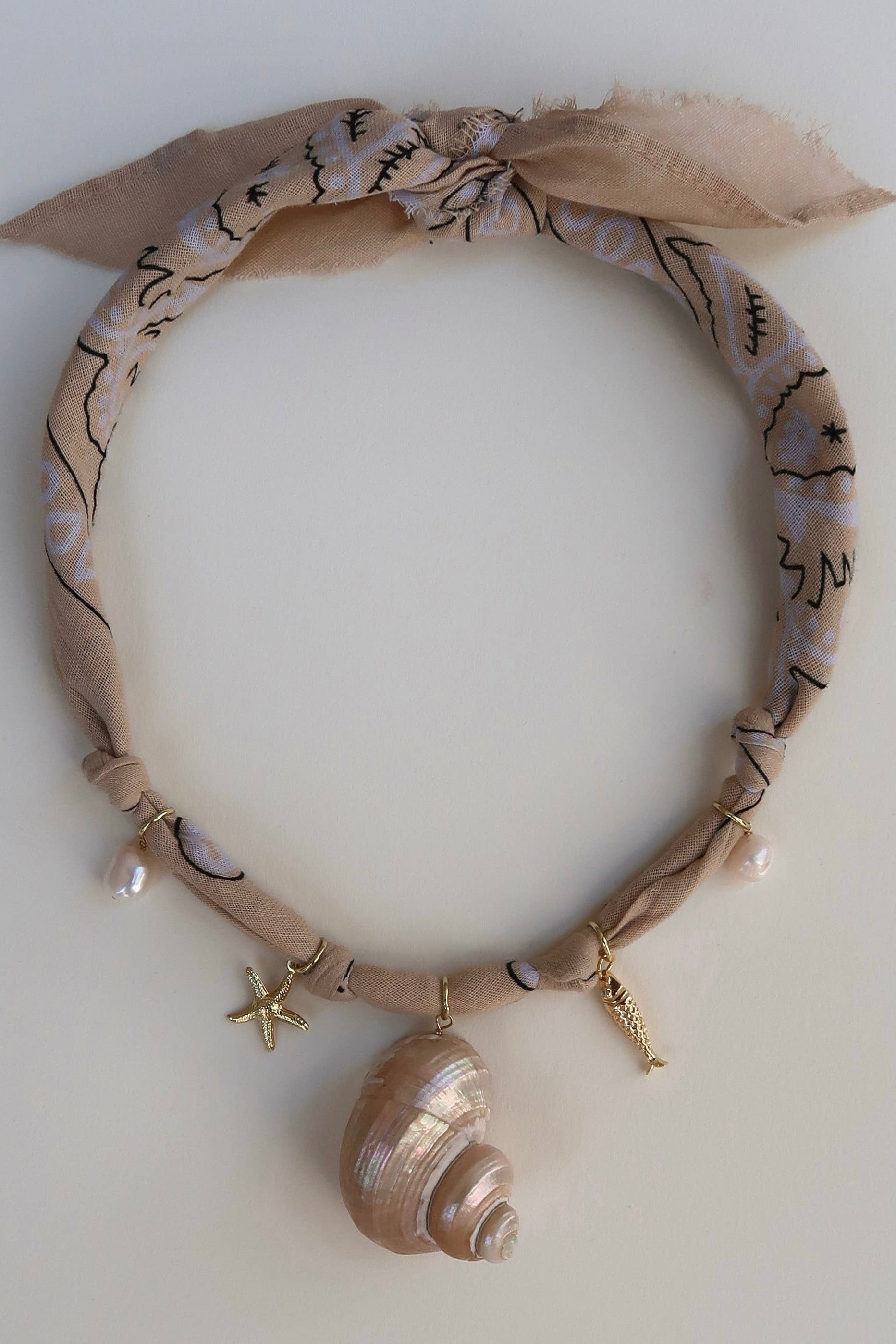 MAY MARTIN - BANDANA CHARM NECKLACE