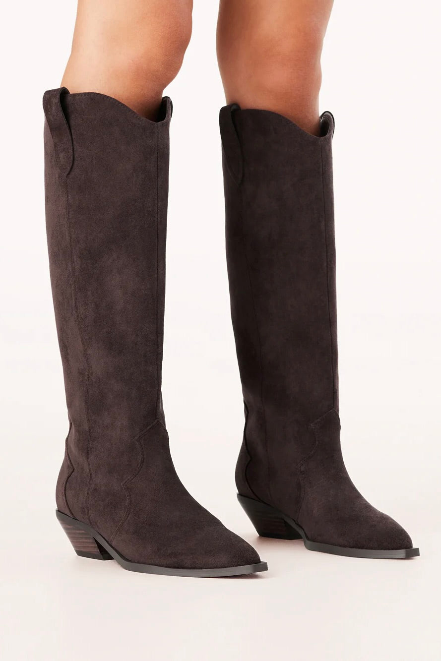 BILLINI - HELIX - DARK CACAO SUEDE