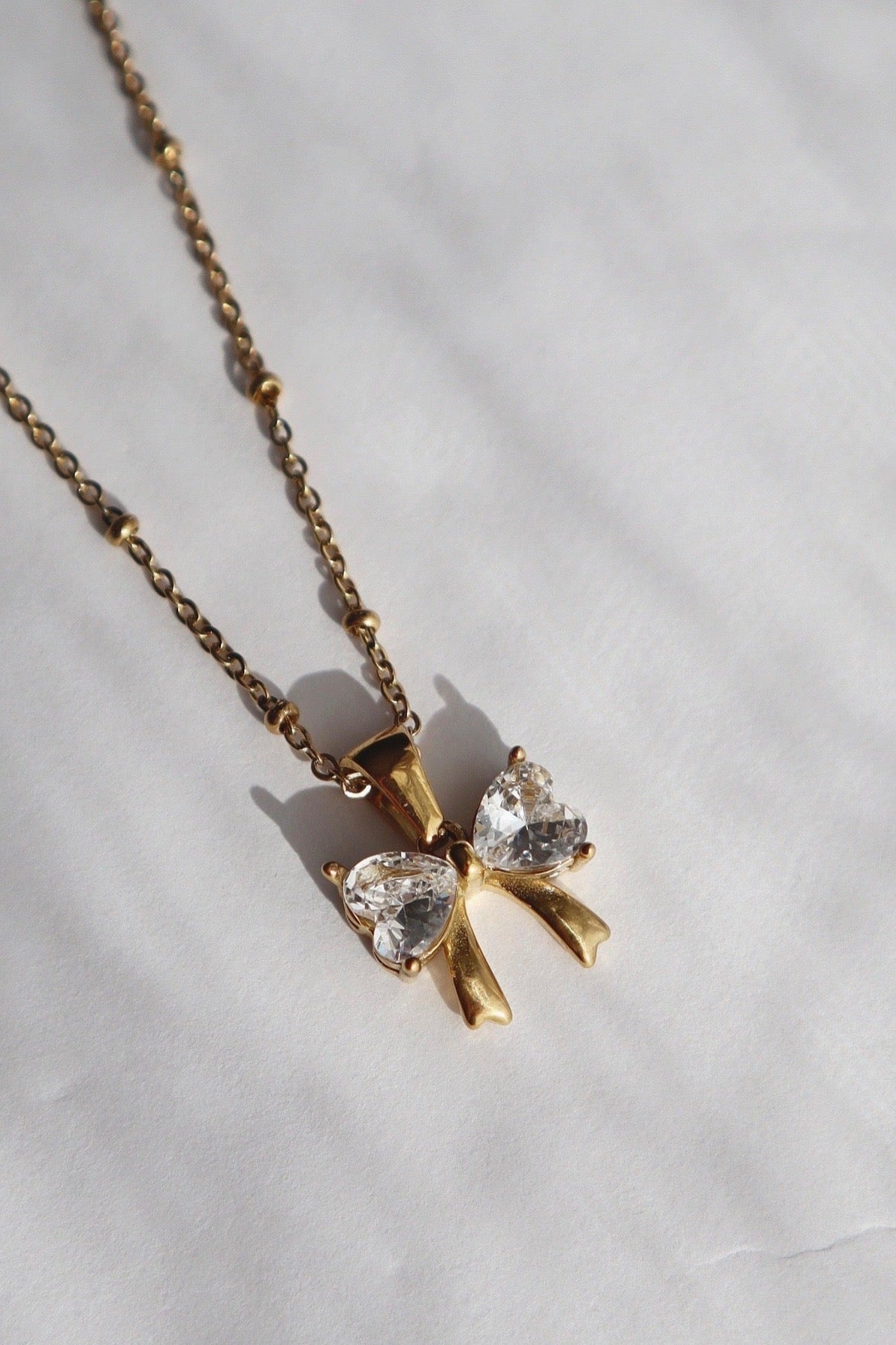 JESSA JEWELRY - BELOVED BOW NECKLACE