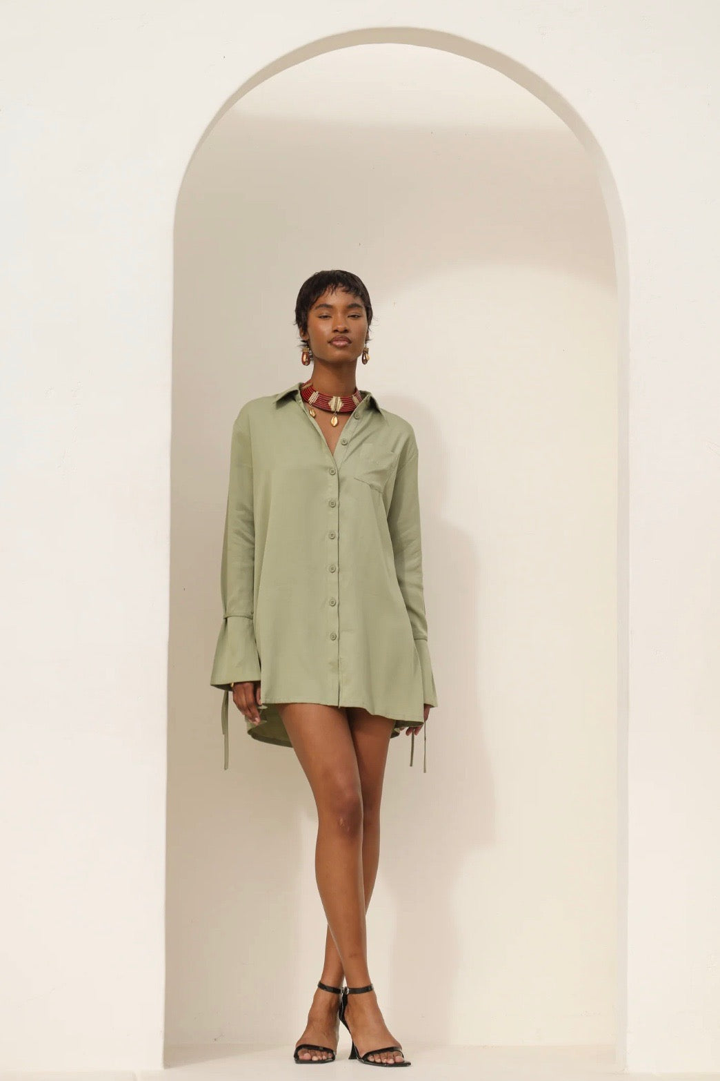 SIX THE LABEL - MONSTERA BLOUSE
