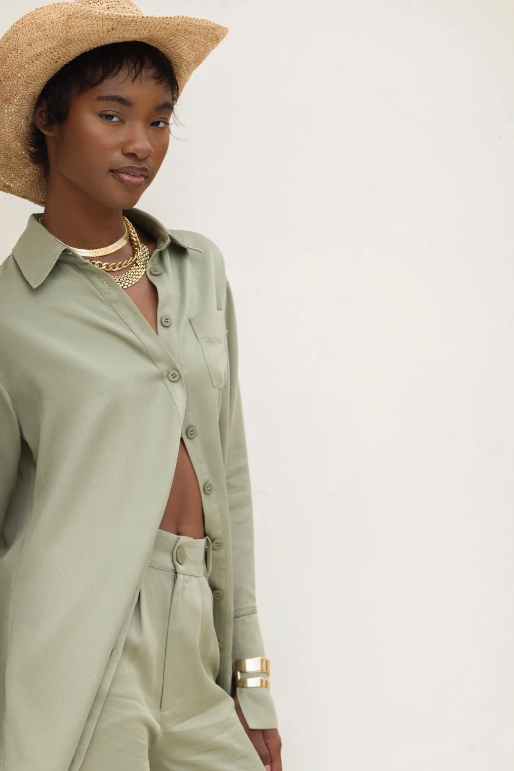 SIX THE LABEL - MONSTERA BLOUSE