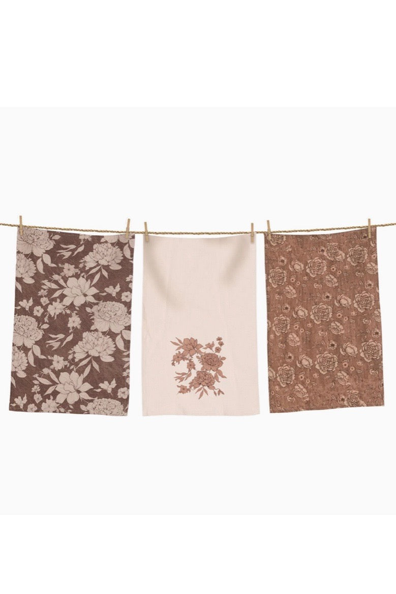 FLORAL TEA TOWELS