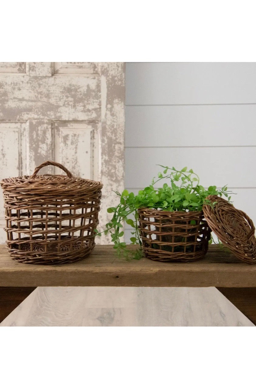 WOVEN WICKER BASKETS