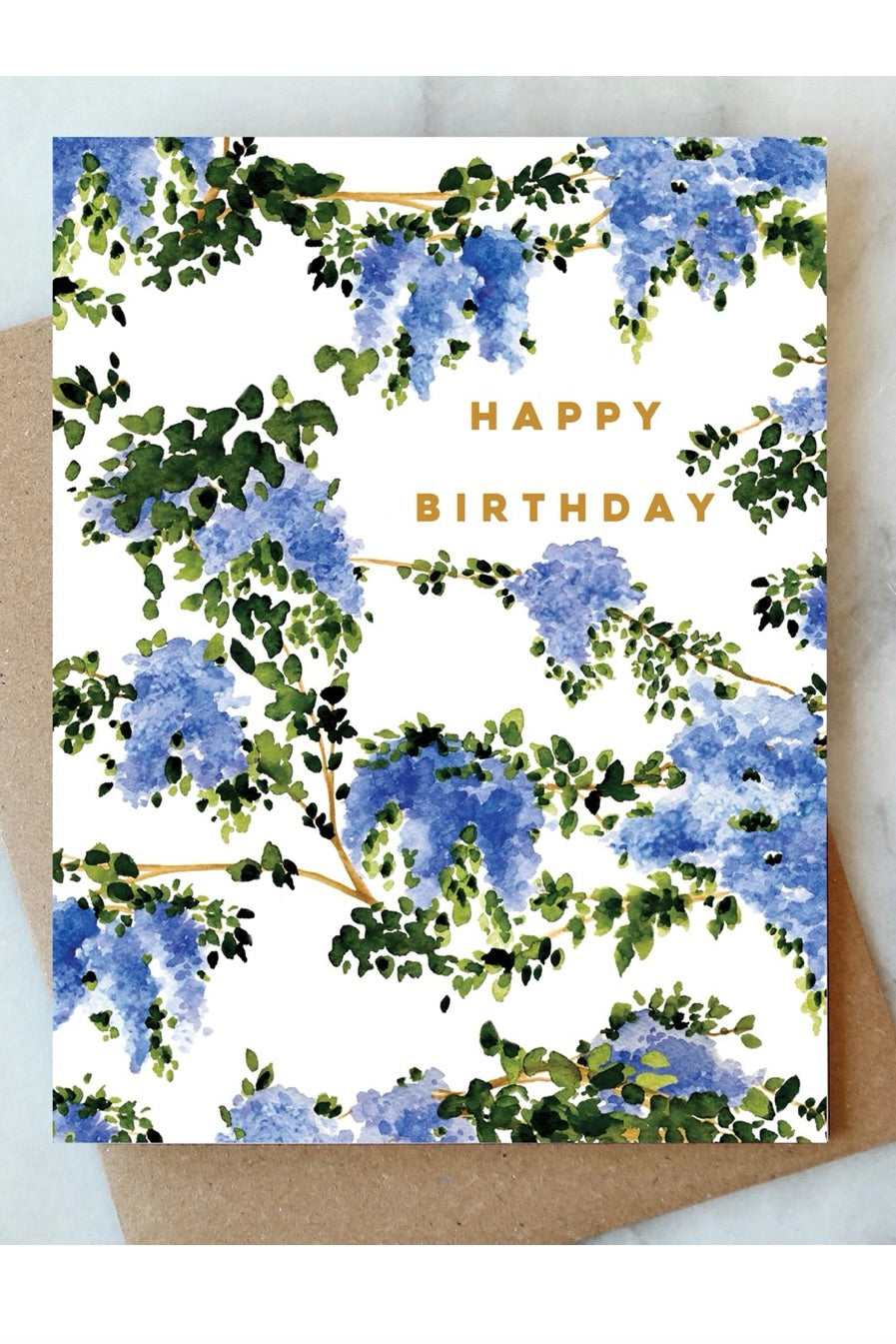 WISTERIA BIRTHDAY CARD