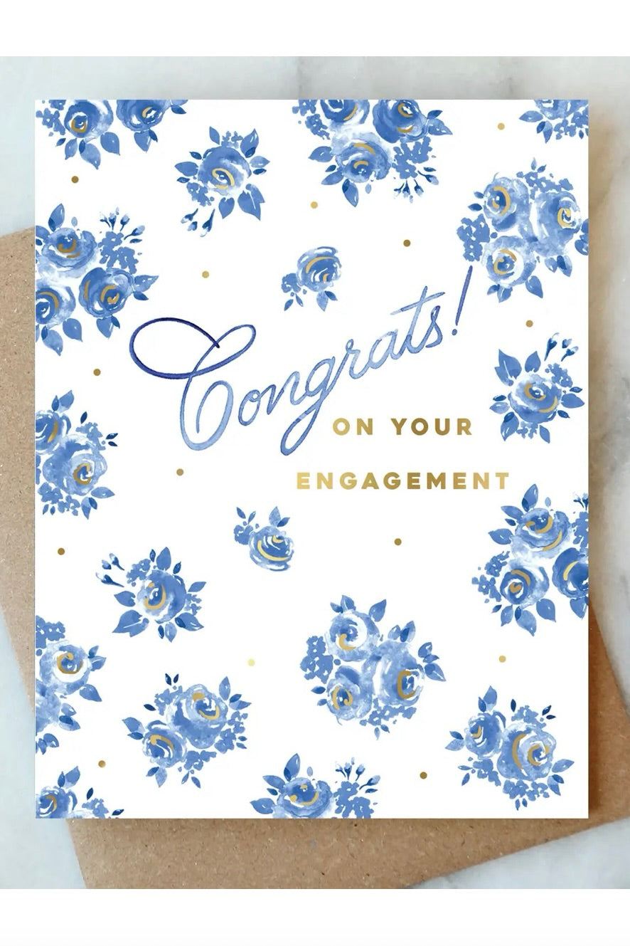 FRENCH ENGAGEMENT CARD