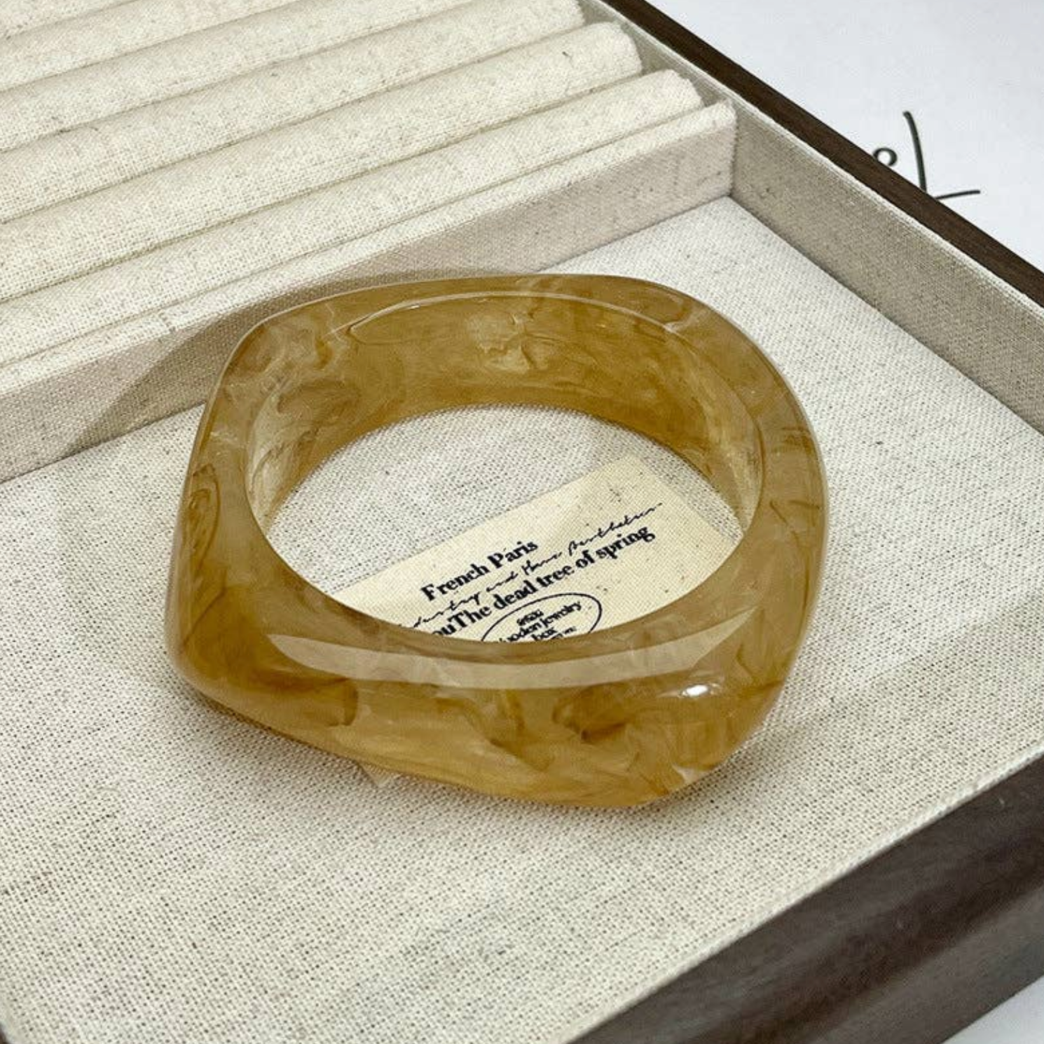 SEASHORE ACRYLIC BANGLE