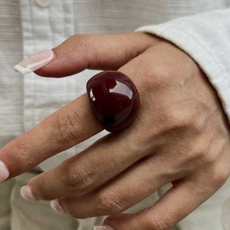 CHUNKY ACRYLIC RING
