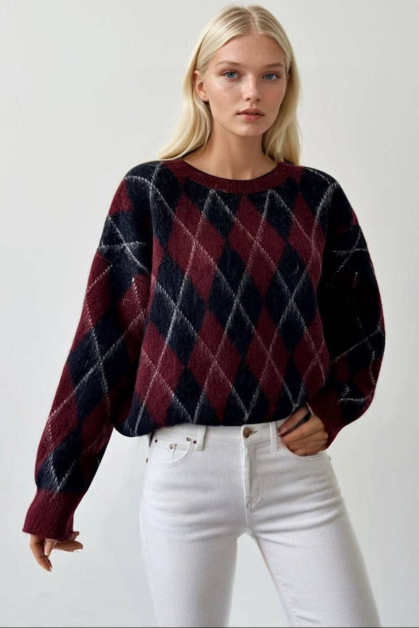 KENNSINGTON ARYGYLE SWEATER
