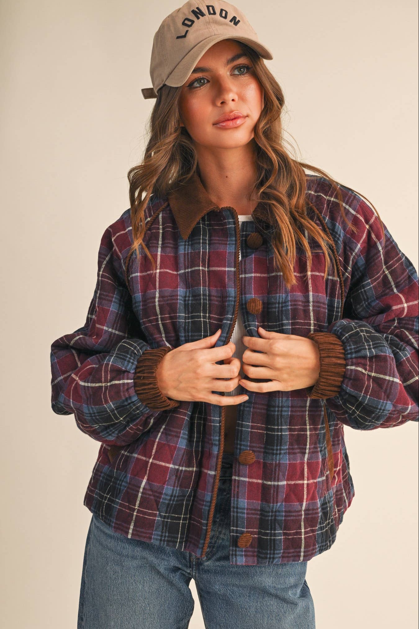MULBERRY PLAID JACKET