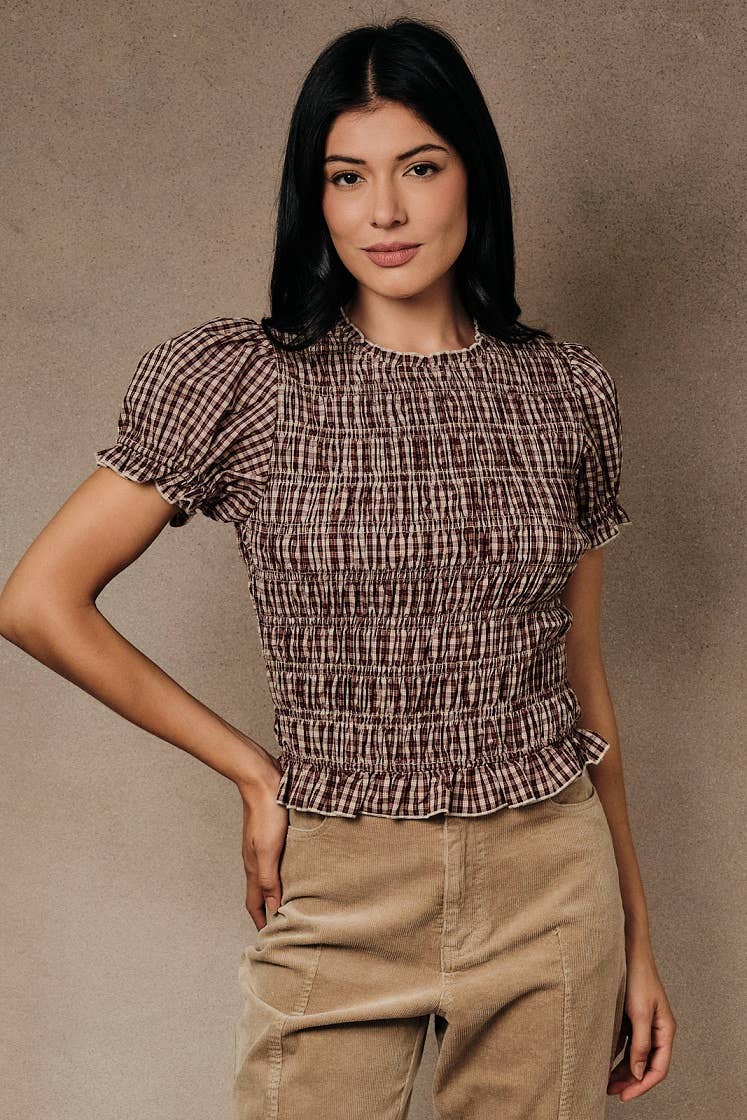 BRIAR SMOCKED TOP