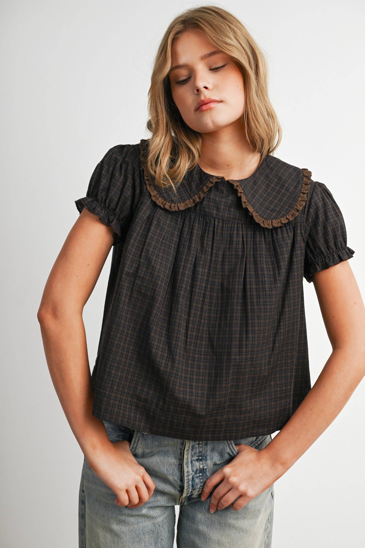 BRAMBLE COLLAR BLOUSE
