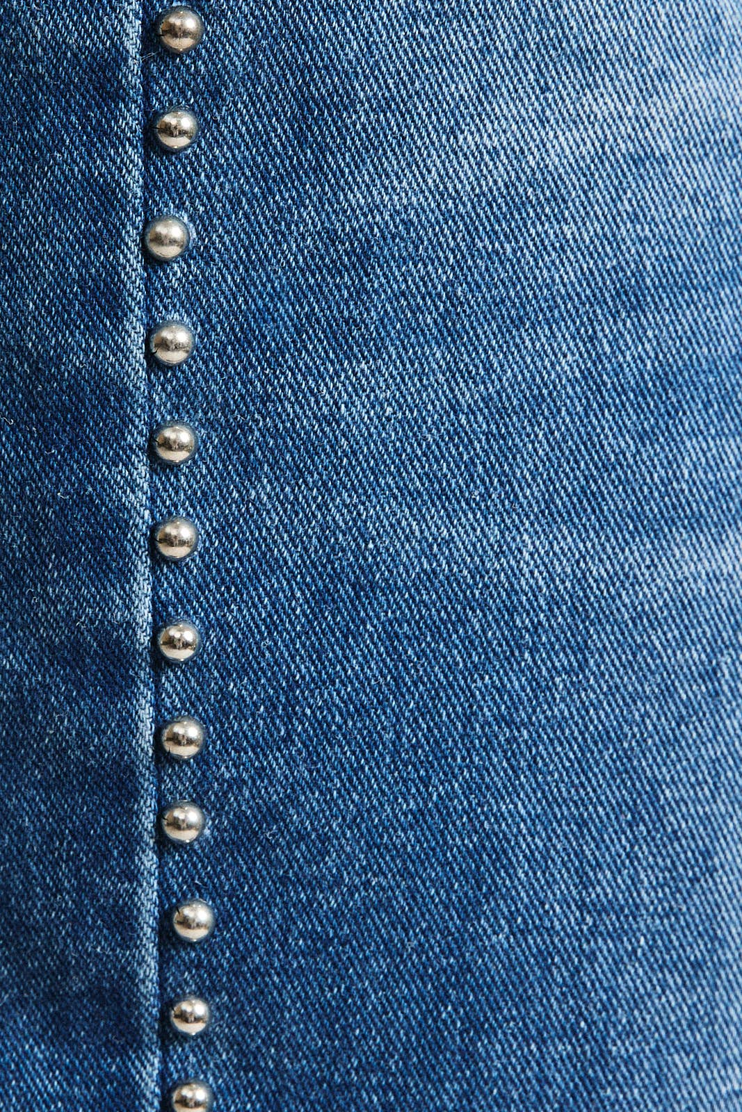 STUDDED DENIM