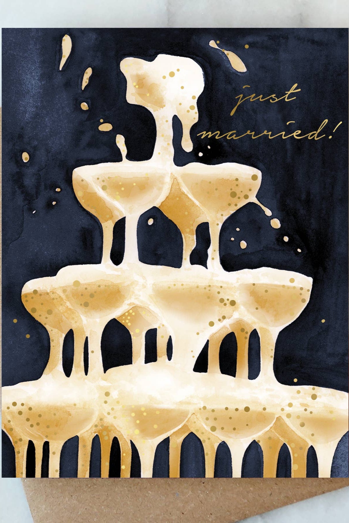 WEDDING BUBBLES CARD