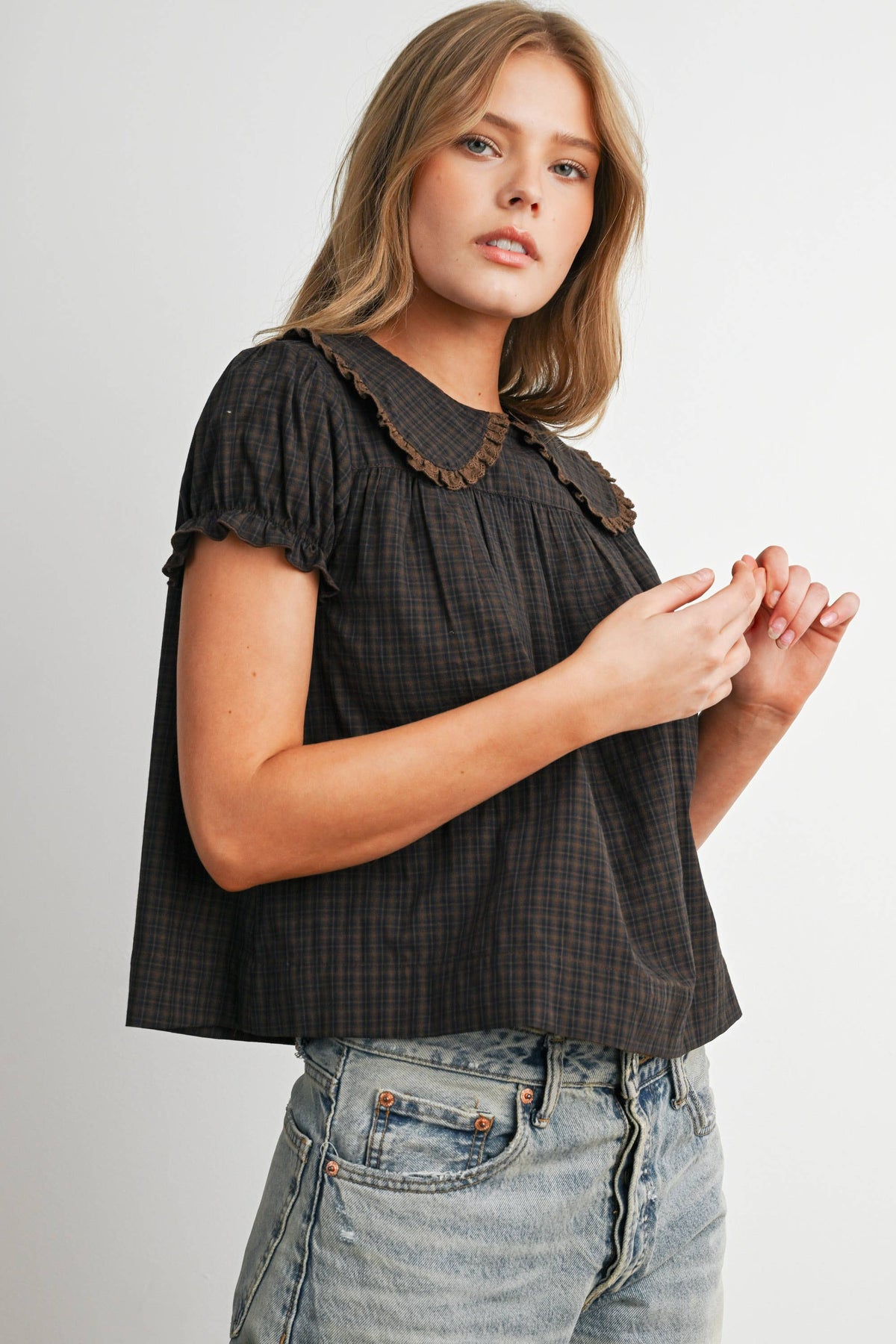 BRAMBLE COLLAR BLOUSE