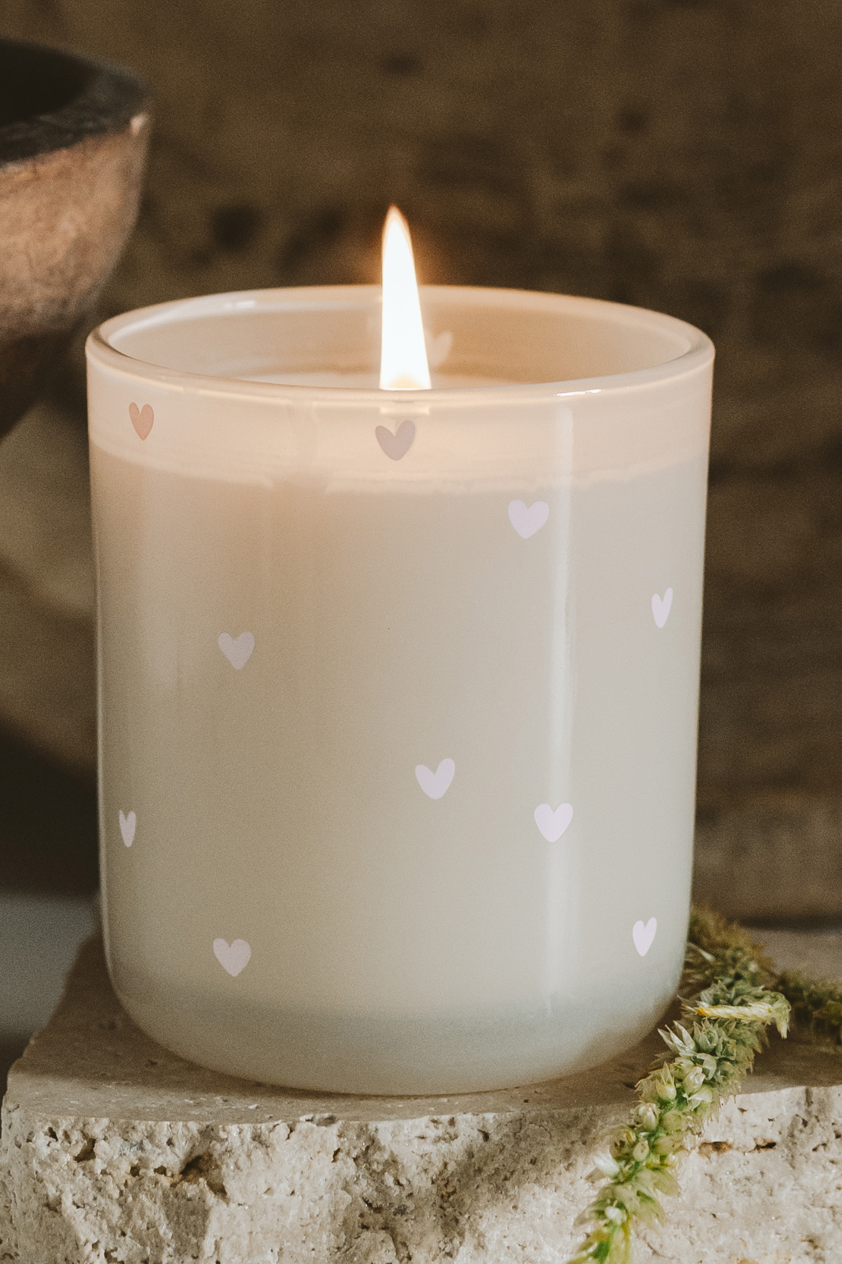ALL OVER HEARTS CANDLE