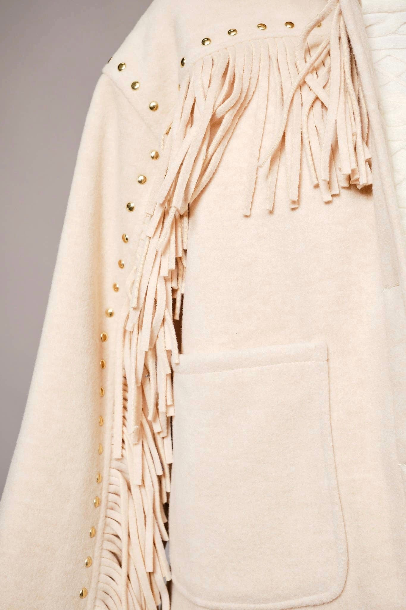STERLING FRINGE COAT