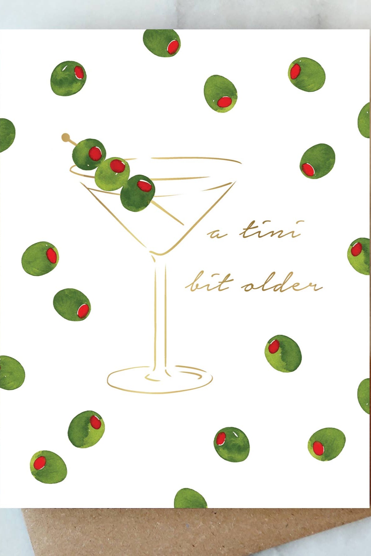 A TINI BIT OLDER BIRTHDAY CARD
