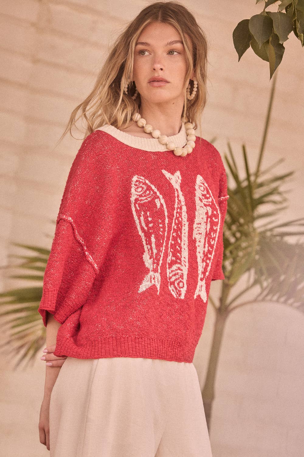 THREE FISHES SWEATER