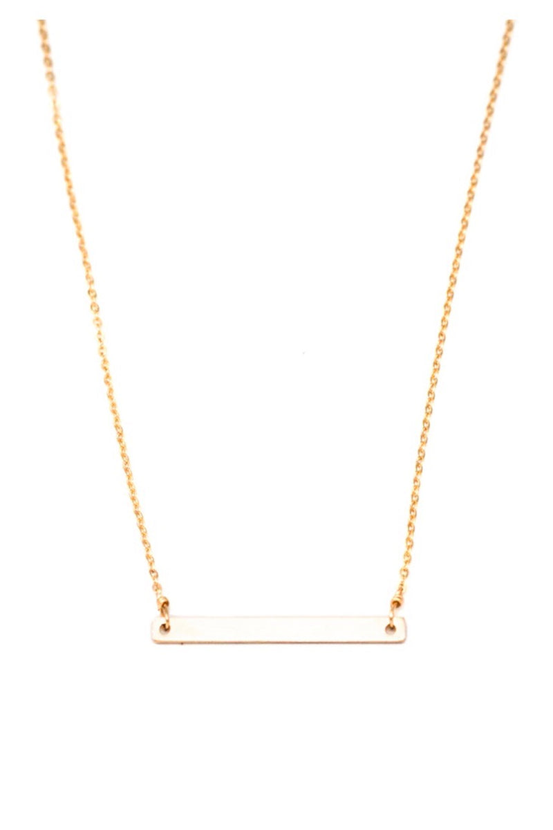 MAY MARTIN - PETITE BAR NECKLACE