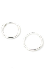 MAY MARTIN - PETITE HOOP SILVER