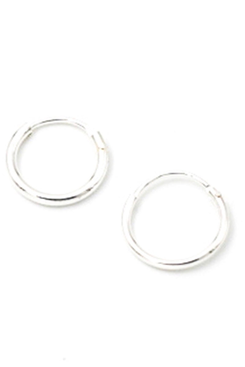 MAY MARTIN - PETITE HOOP SILVER