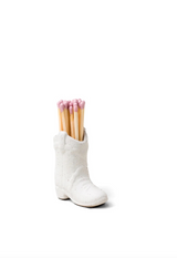 PADDYWAX - COWBOY BOOT MATCH HOLDER - WHITE