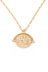 MAY MARTIN - BABY LINK W/ COIN NECKLACE
