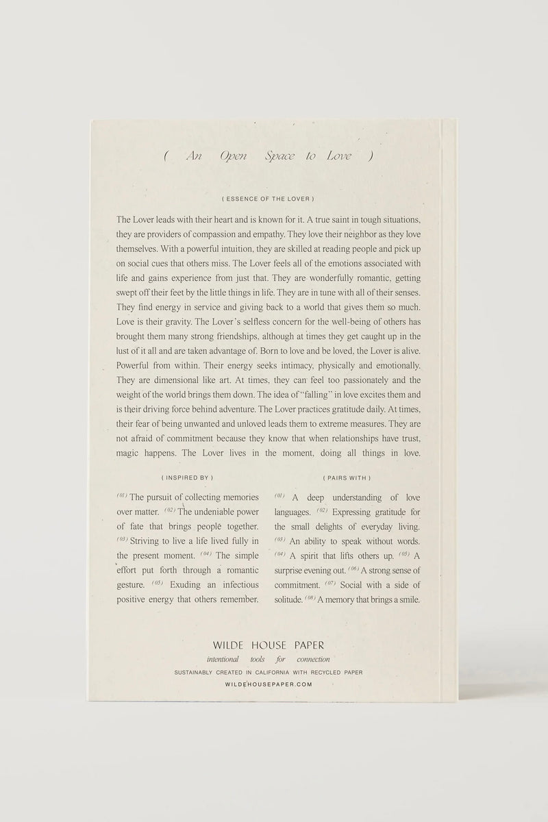 THE LOVER JOURNAL