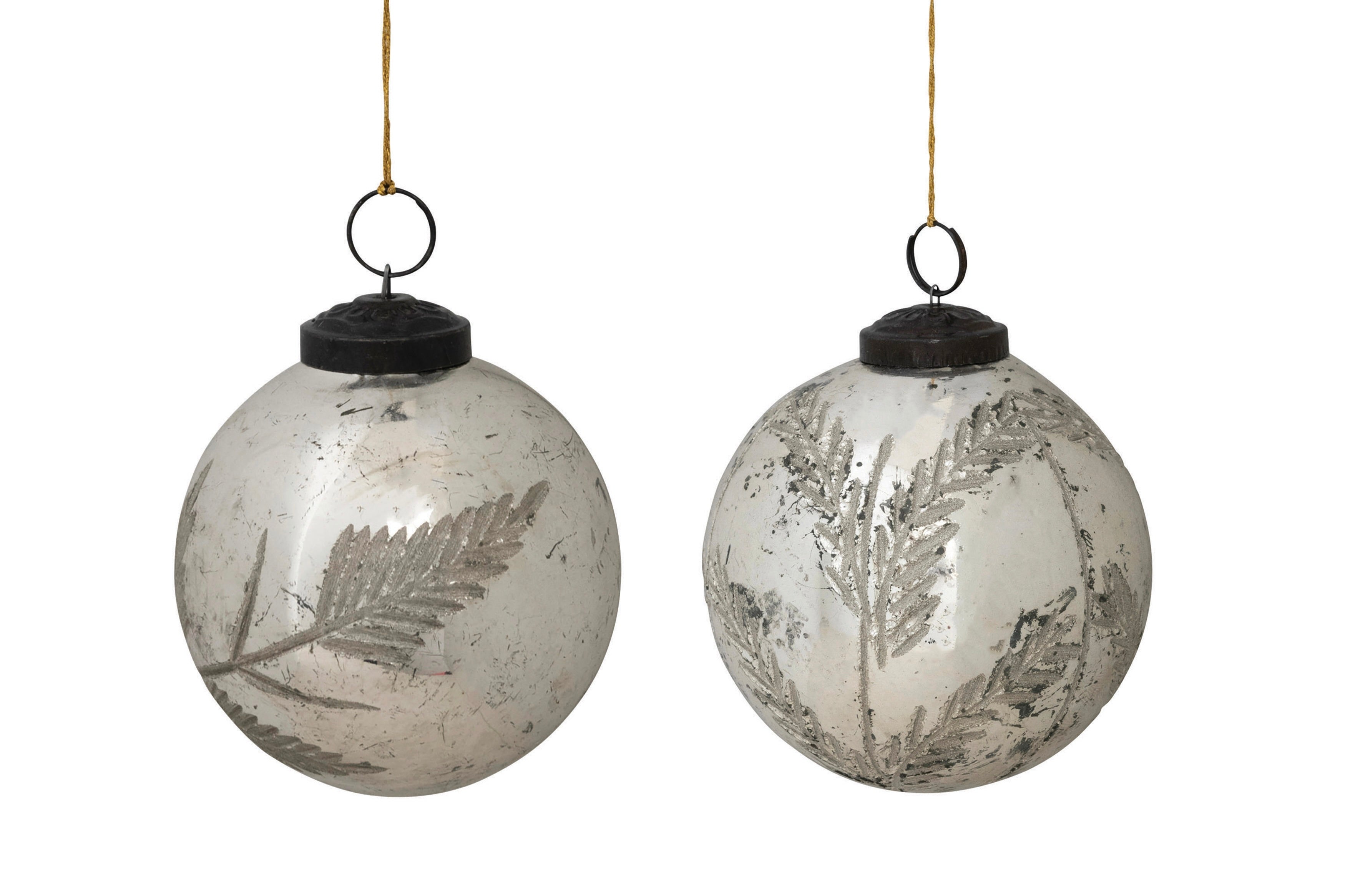 MERCURY GLASS ORNAMENT