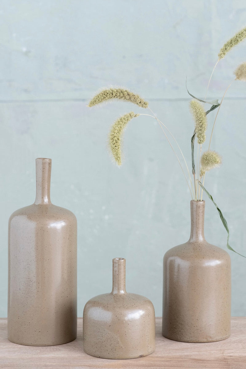 STONEWARE VASE - SMALL
