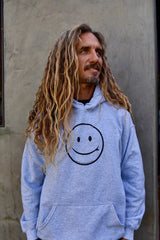 RMS SMILEY HOODIE 2.0 - HEATHER GREY