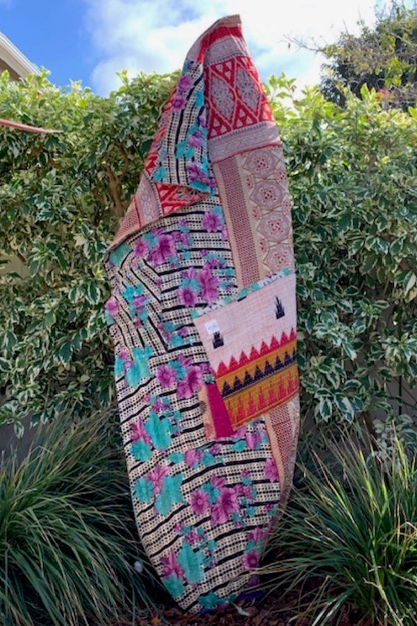 ABC RAGS - KANTHA SURFBOARD BAG