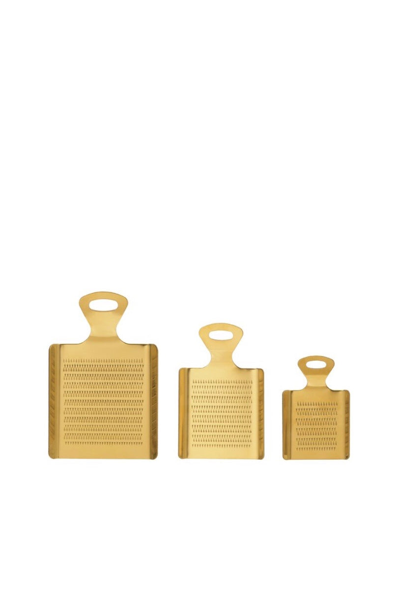 STAINLESS STEEL GRATERS - SET OF 3