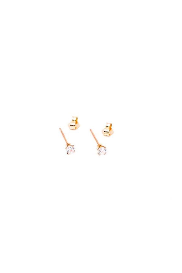 MAY MARTIN - CZ STUD EARRINGS