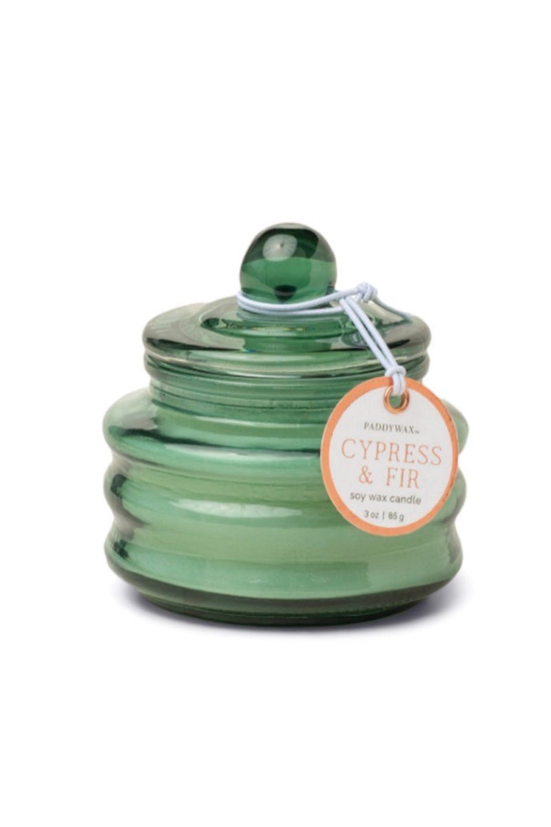 PADDYWAX - BEAM CYPRESS & FIR GLASS CANDLE W/ LID - 3OZ (STORE PICK-UP ONLY)